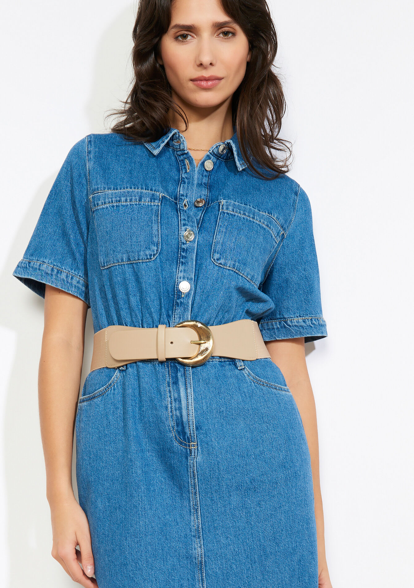 Riem met metalen gesp