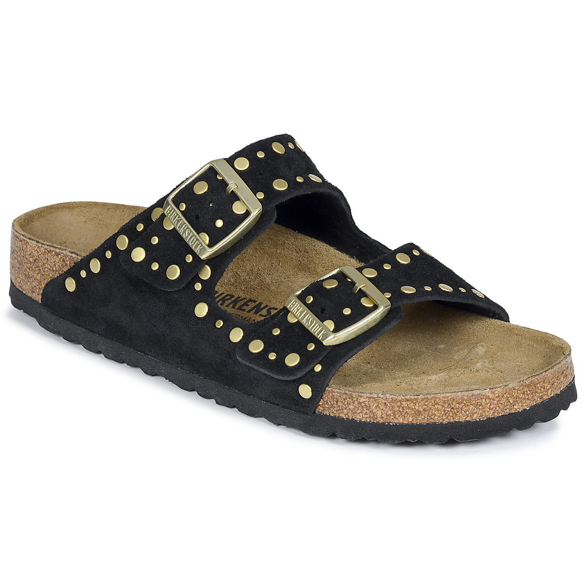 BIRKENSTOCK - Arizona Rivet - Suede / Rivet /  black