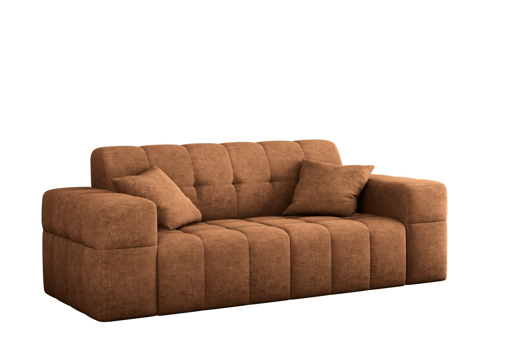 Sofa dwuosobowa NIMES, tkanina Perfect Harmony, Pomarańczowy