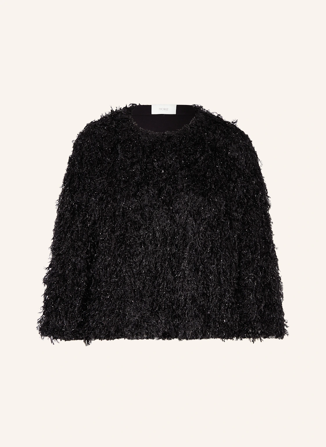 MORE Jacke mit Glitzergarn