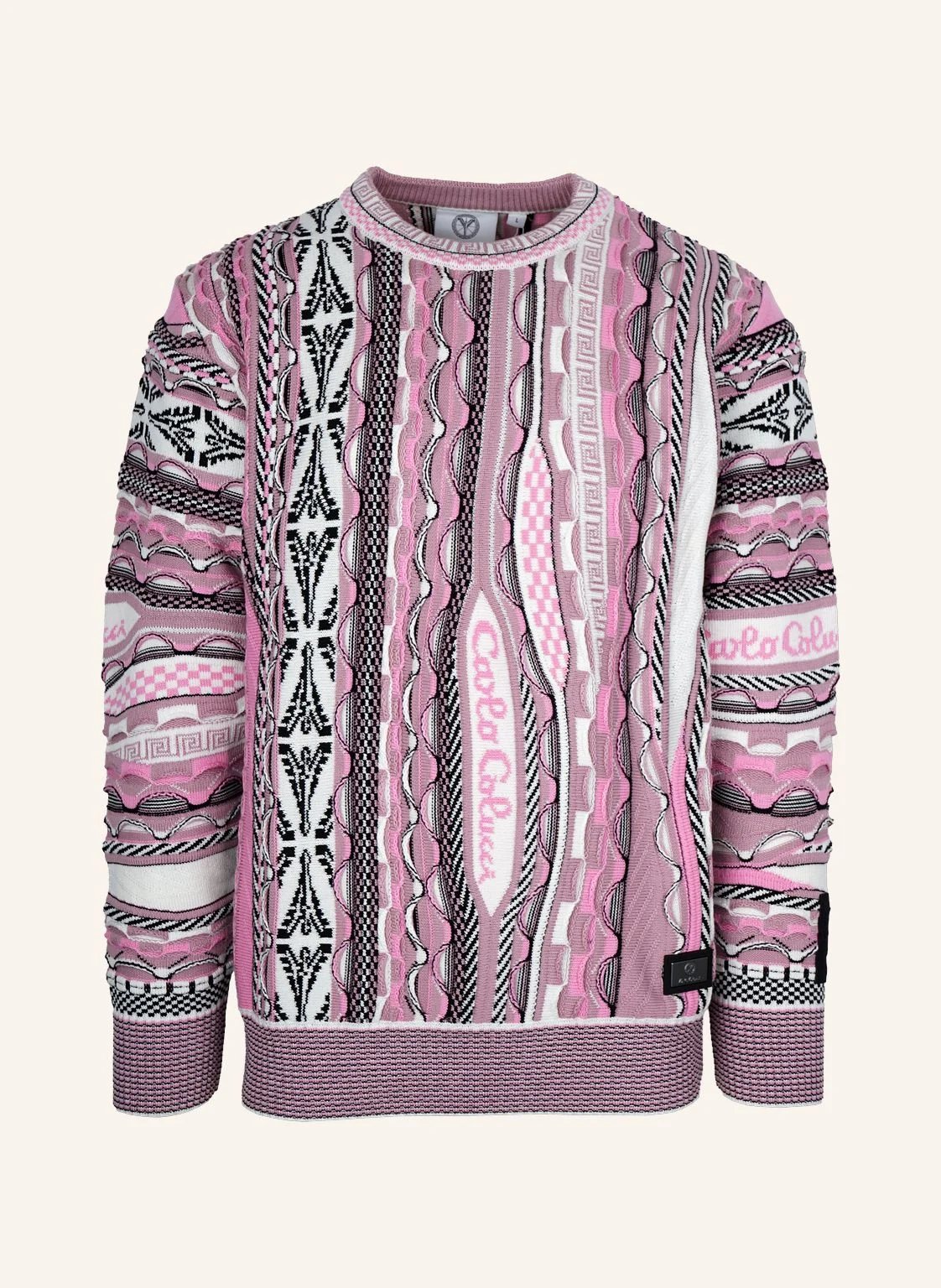 CARLO COLUCCI Strickpullover - 3D Knit FUSCALDO