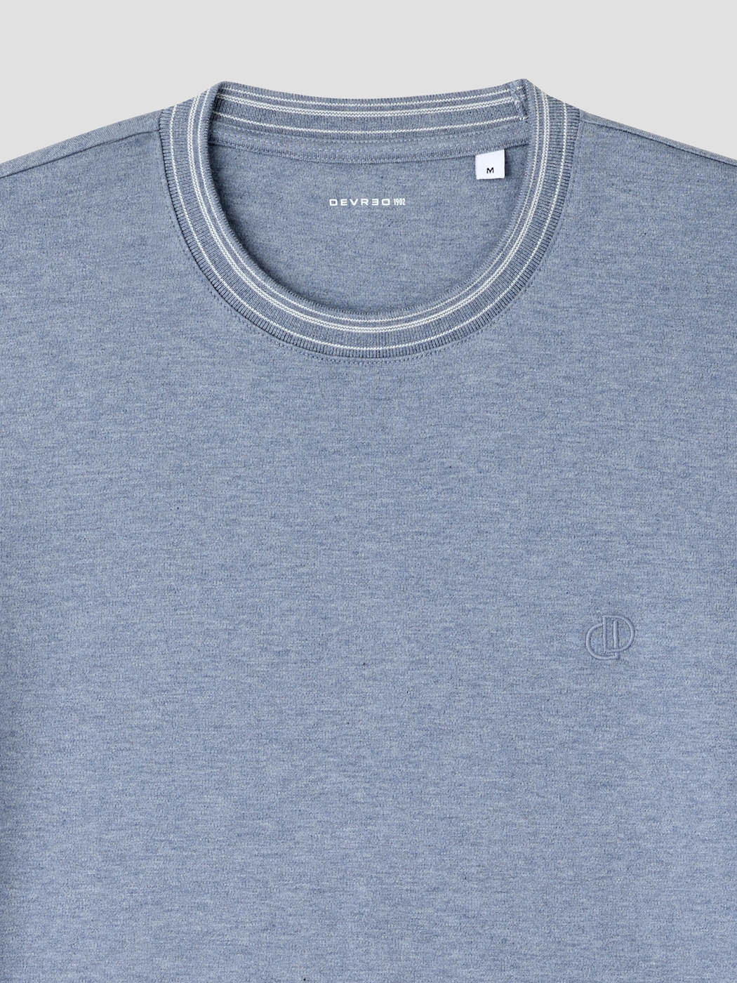 T-shirt col rond chiné