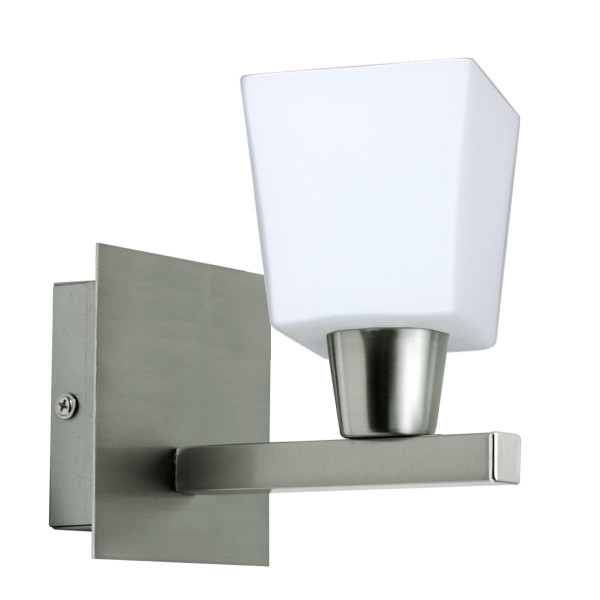 Lampa kinkiet MAXIM 1x40w e14 nikiel mat