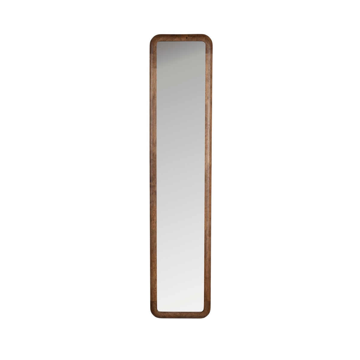 Housecraft Living Nyko Spiegel/ Wandspiegel Rechthoekig Hout 120x26 cm (M) Bruin