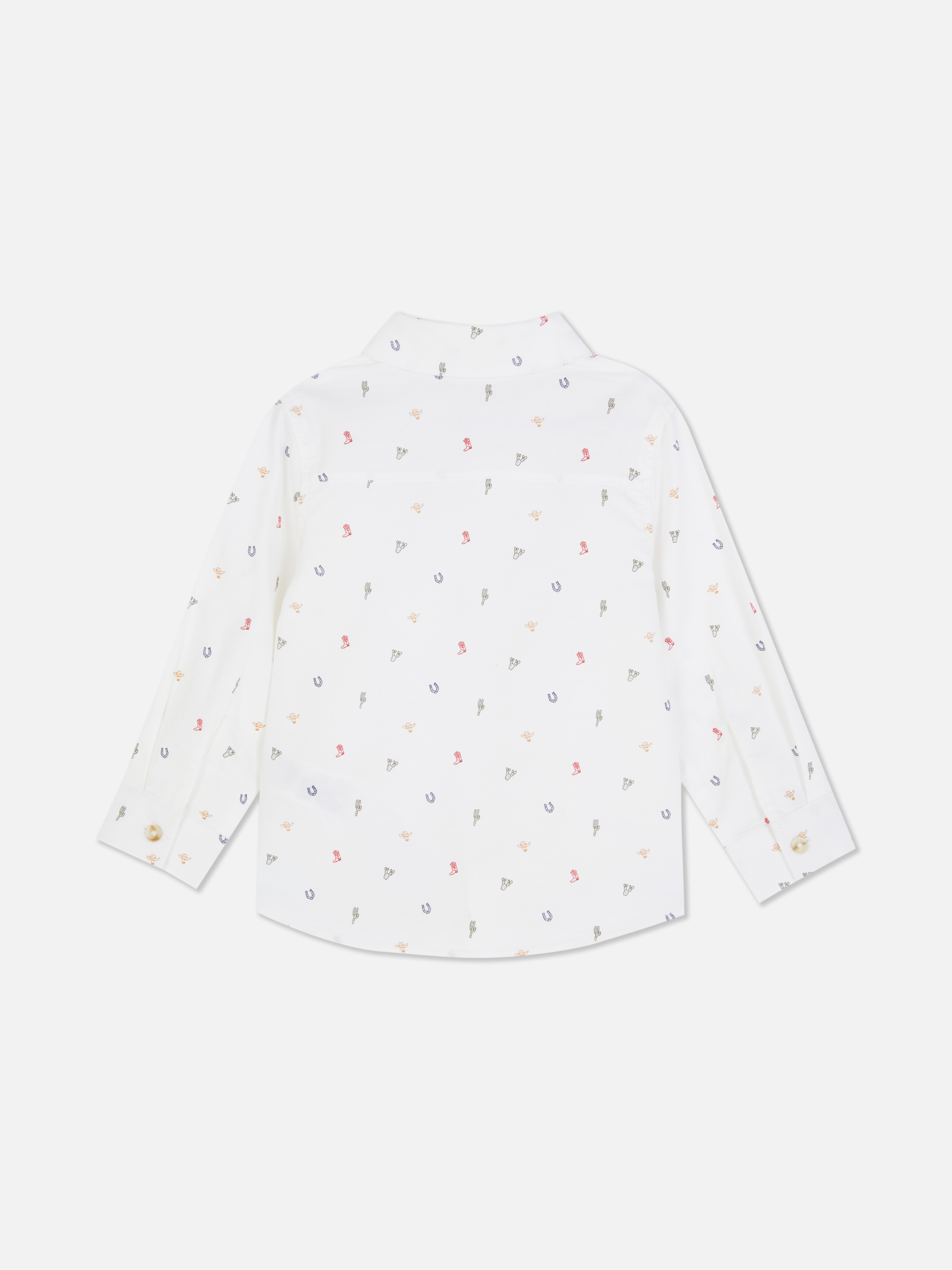 0-36mths | Printed Oxford Shirt