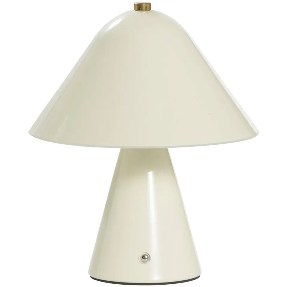 Tafellamp Nami - off-white metaal - 26,5x&Oslash;19,5 cm