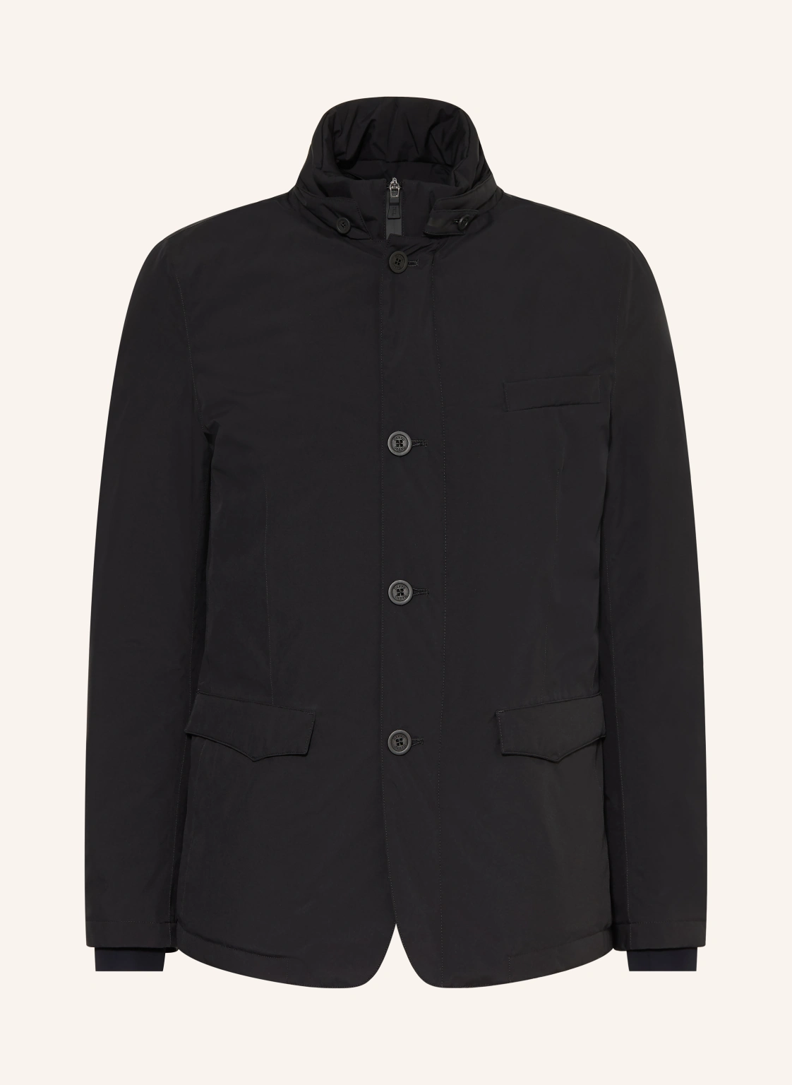 HERNO Lightweight-Daunenjacke mit herausnehmbarer Blende