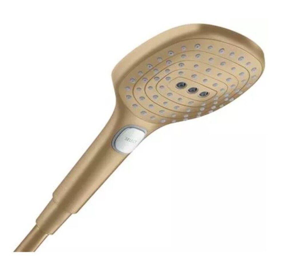 DUSJHODE HANSGROHE RAINDANCE SELECT E 120 3JET BØRSTET BRONS