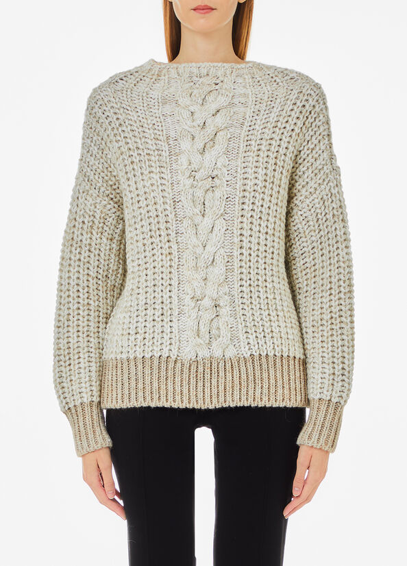 Maglia in misto lana e alpaca