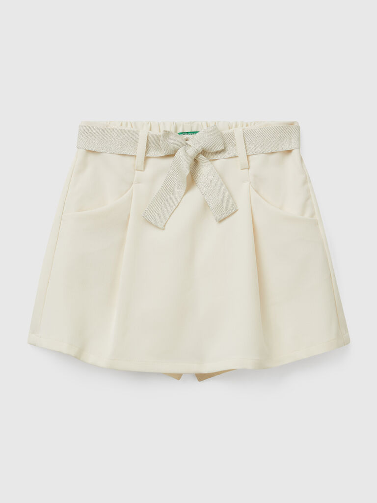Culottes with belt