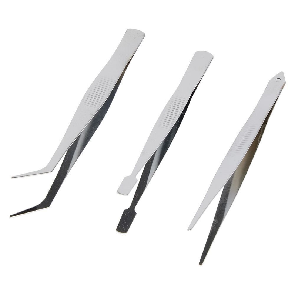 Lot de 3 pinces de précision en fer