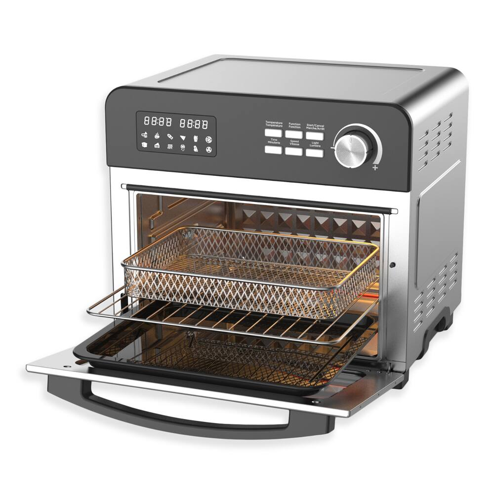 Heritage Digital Convection Air Fryer Toaster Oven, Silver
