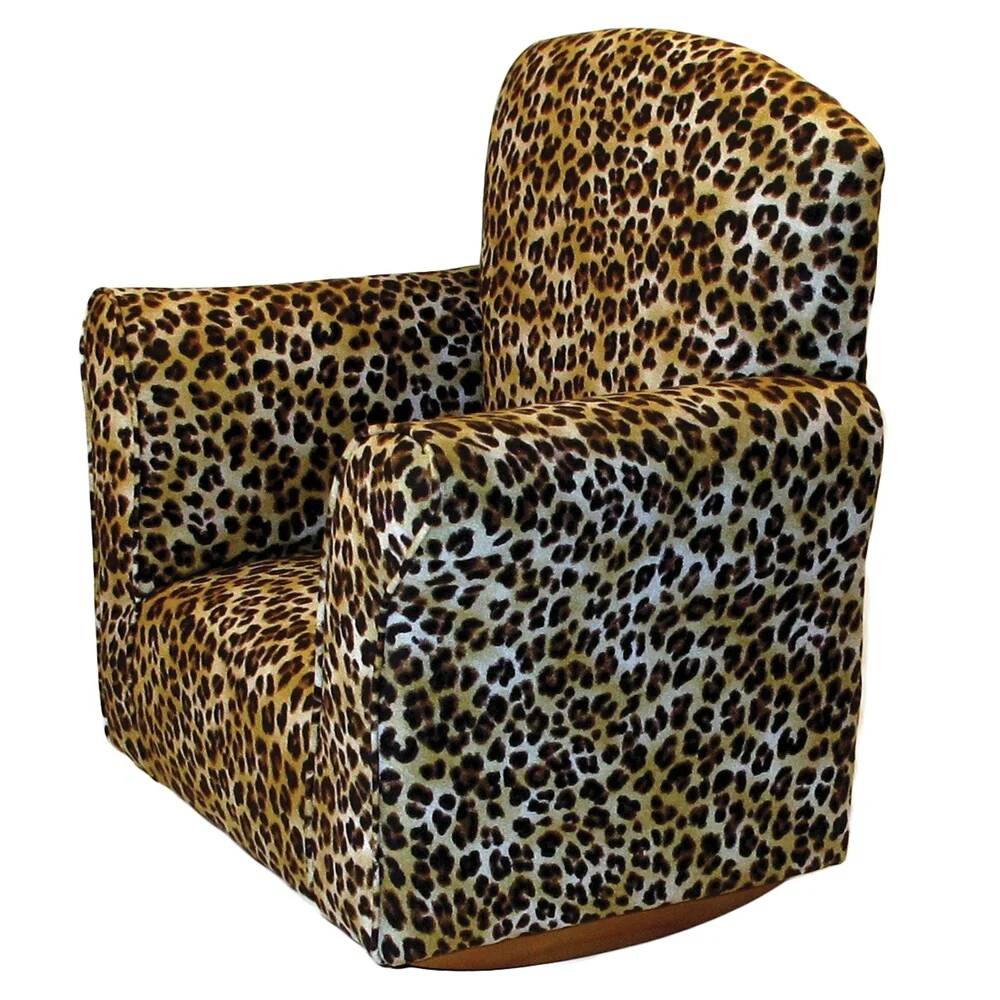 Toddler Rocker in Cheetah Printed Cotton