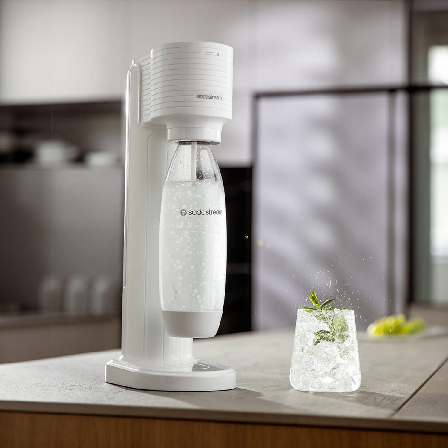 Gasatore acqua Gaia Sodastream bianco