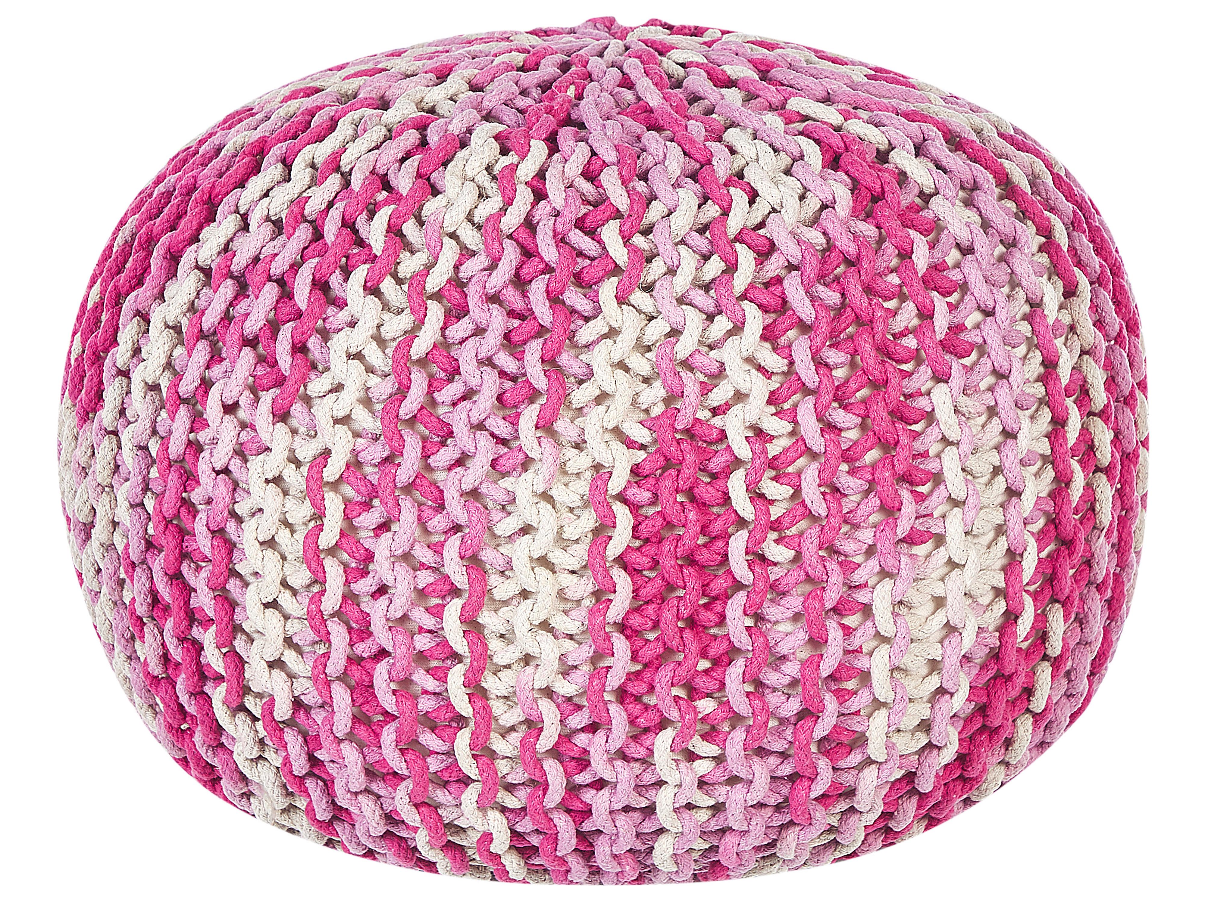 Pouffe CONRAD Cotton Pink