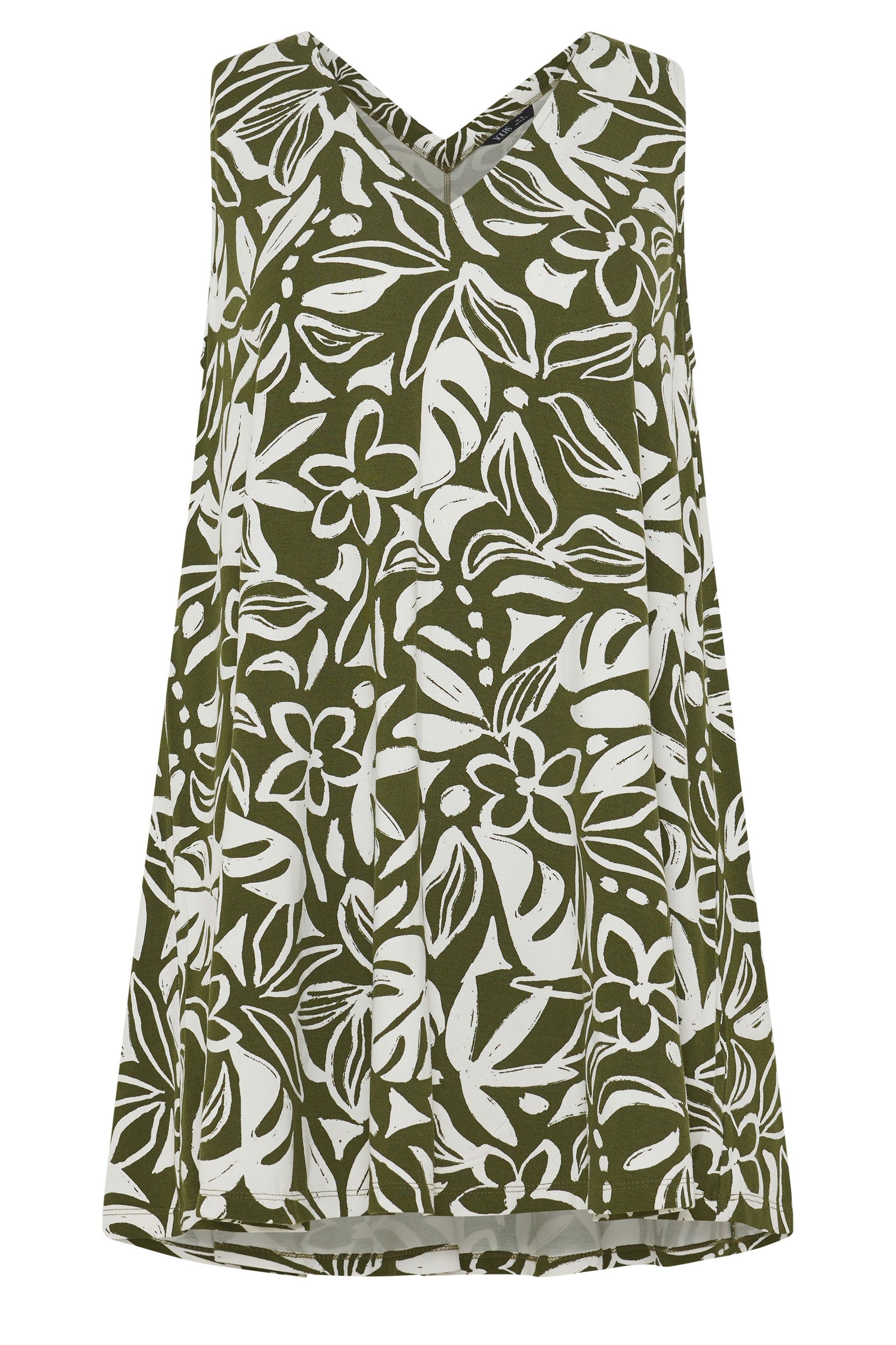 Yours Floral Swing Vest Top
