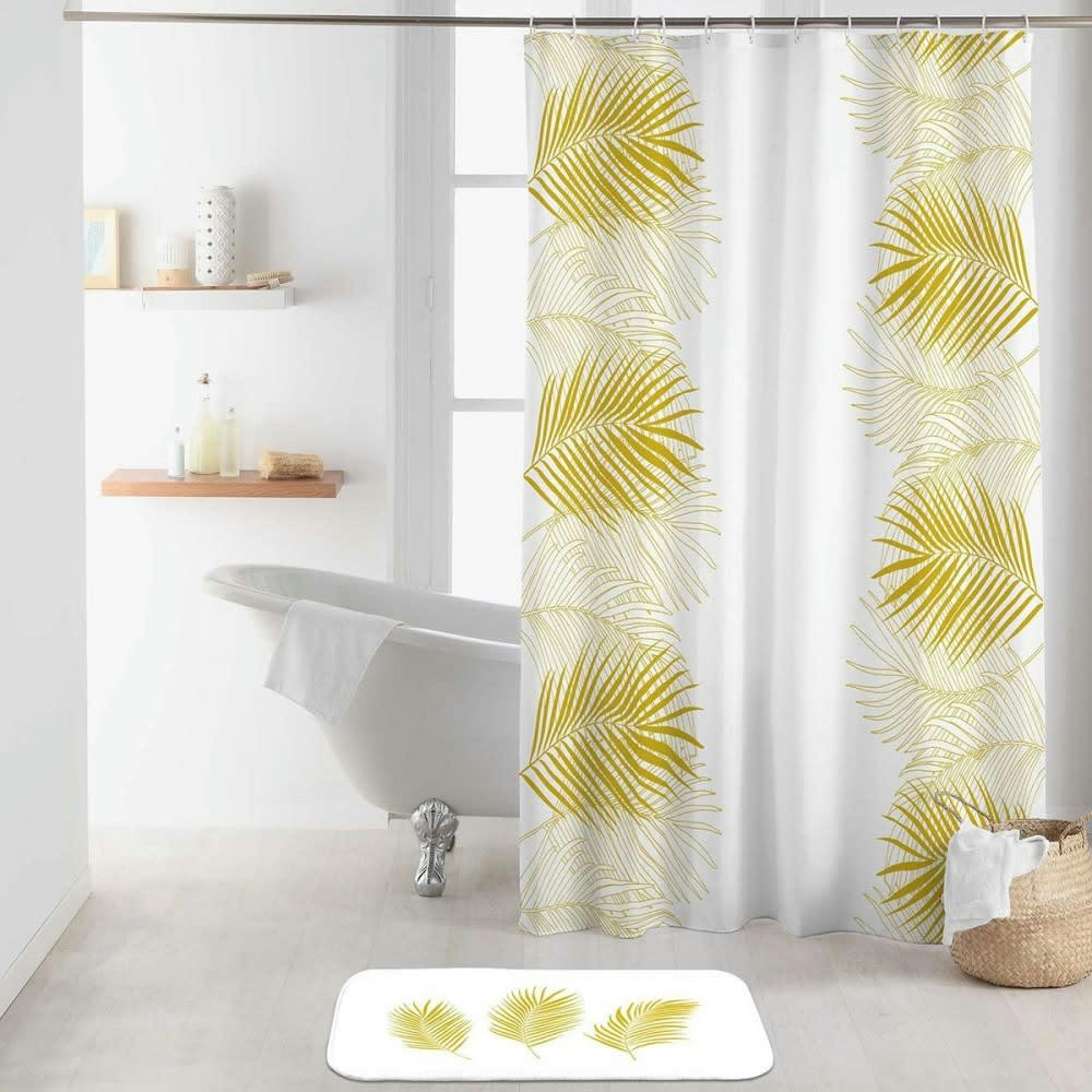 ORBELLA - Rideau de douche blanc 180x200cm