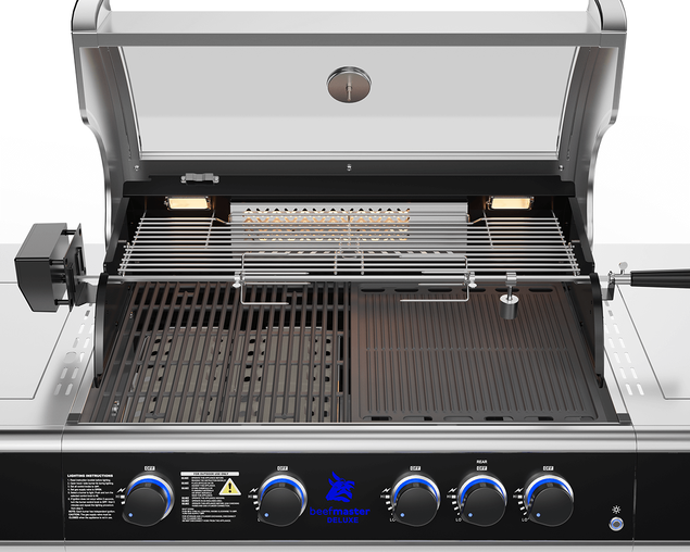 Beefmaster Deluxe T-Series 4 Burner BBQ