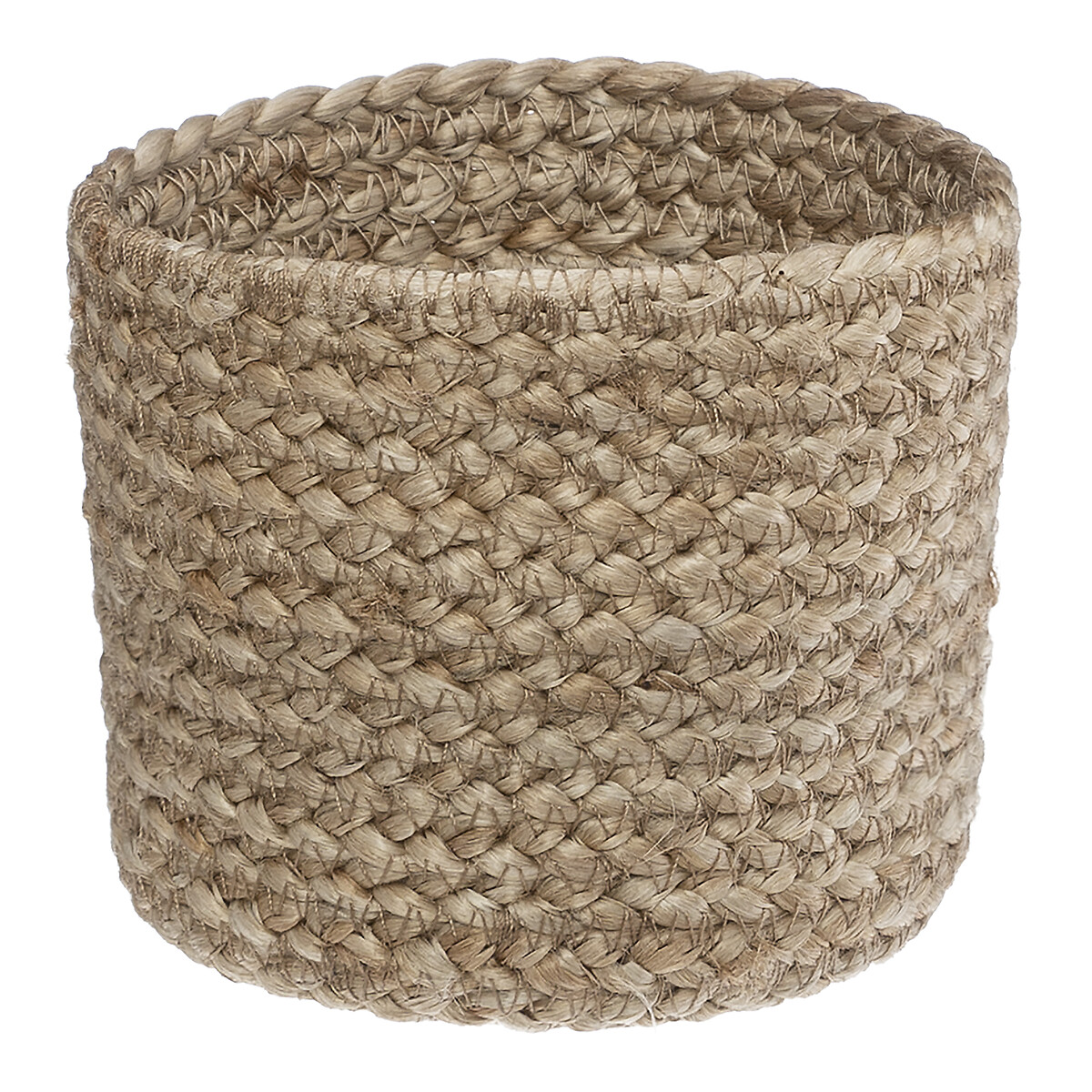 Cesto de juta 10x12cm bege