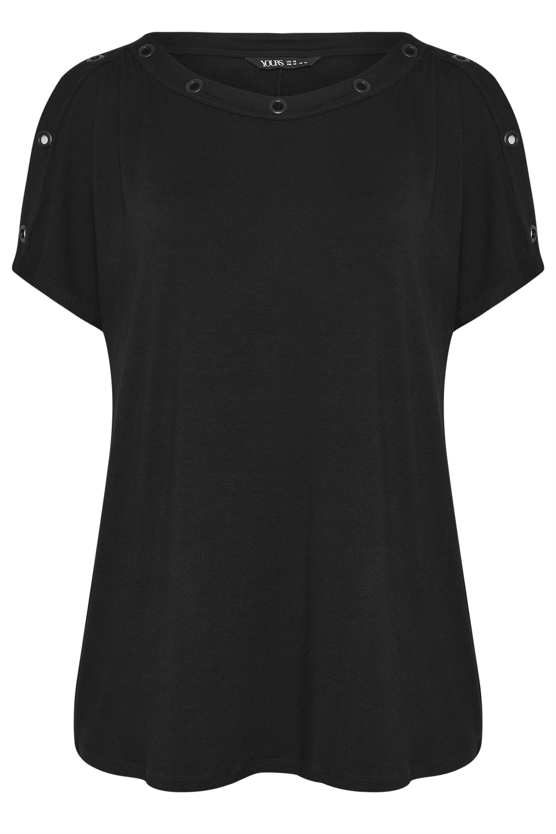 Yours Eyelet Detail Top