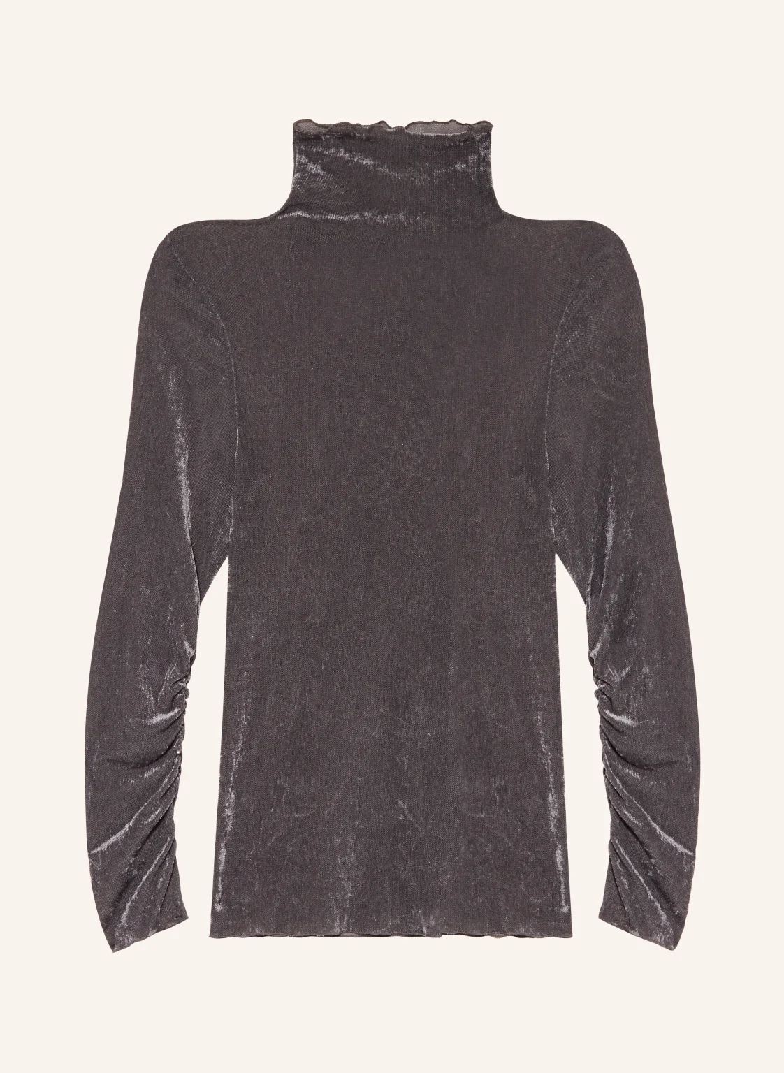 LUISA CERANO Rollkragenshirt aus Mesh
