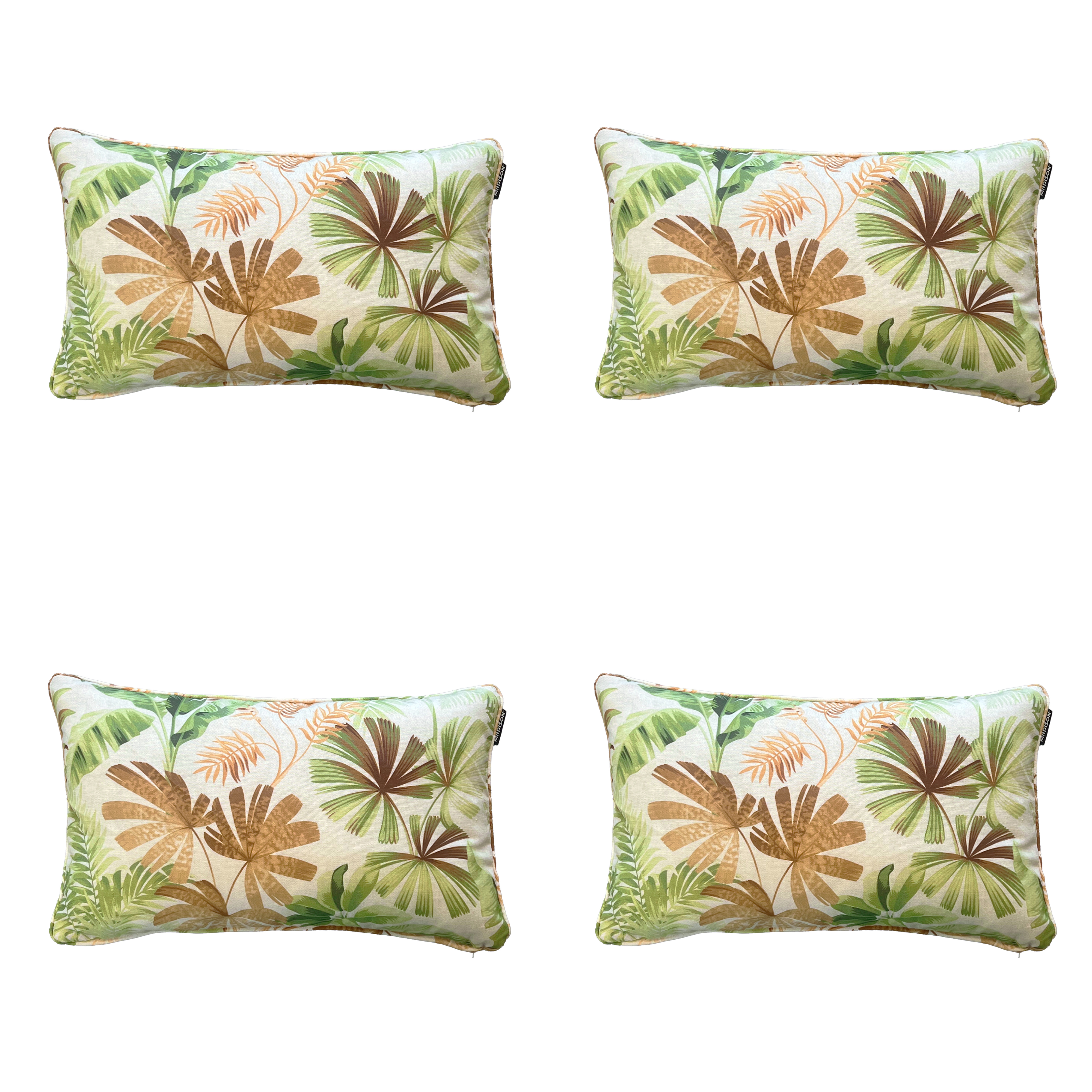 Madison sierkussen Axel - multikleur - 50x50x10cm - set van 4