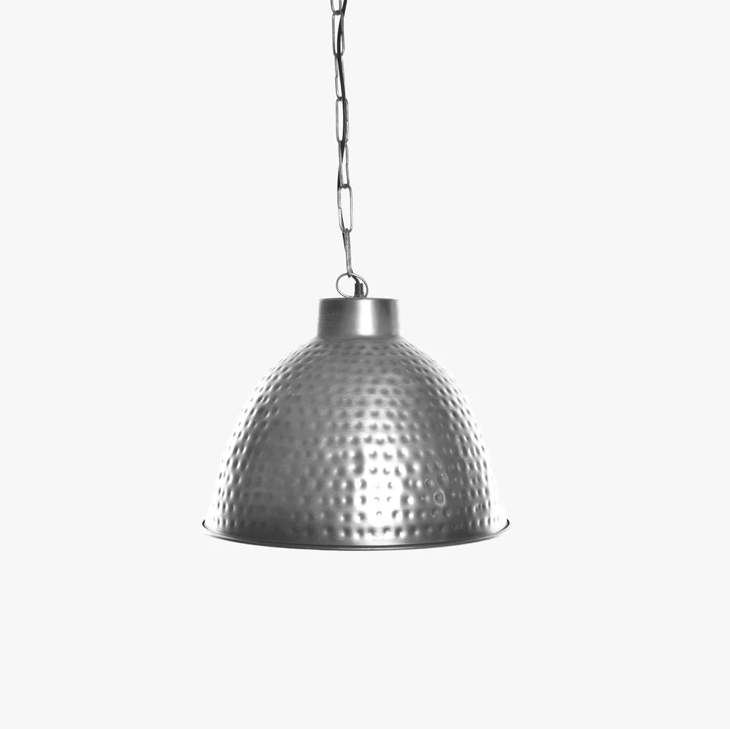 Candeeiro de Teto Metal Prateado FORGE