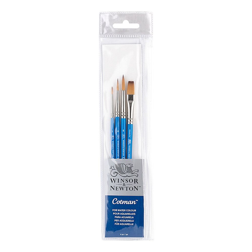 AKRYLPENSEL WINSOR & NEWTON 4STK