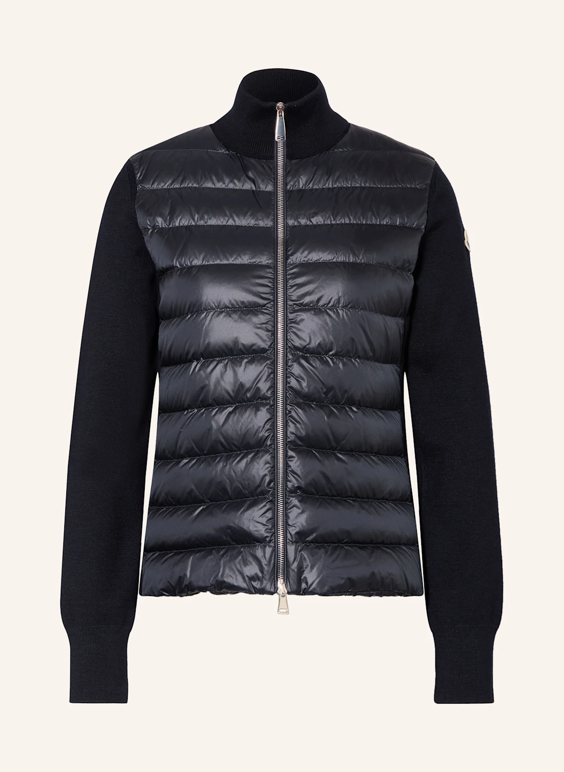MONCLER Daunenjacke im Materialmix