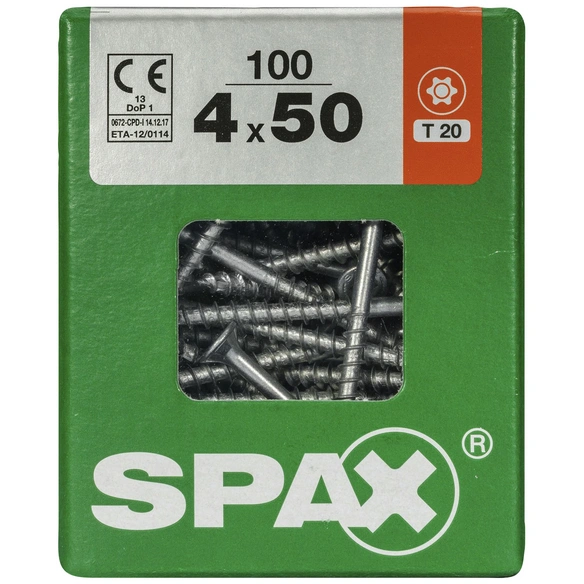 Universalschraube, 4 mm, Stahl, 100 Stk., TRX 4x50 L