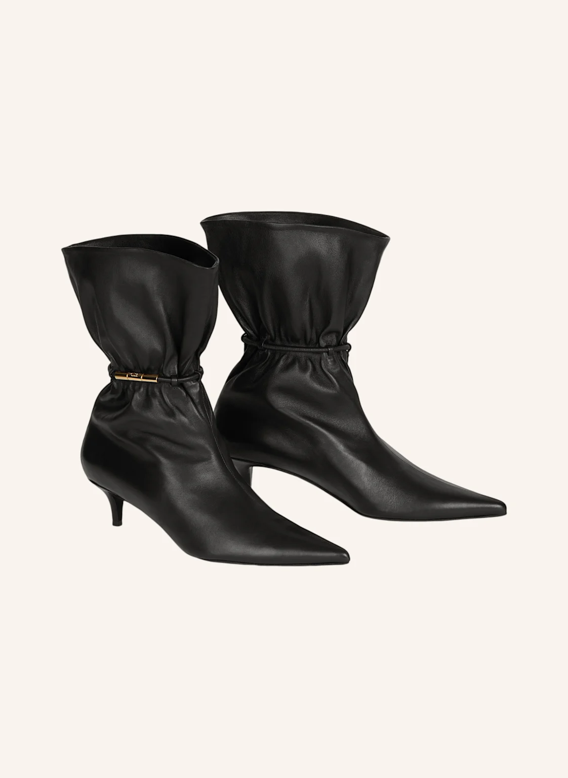 BALMAIN Stiefeletten Sphynx aus Glattleder