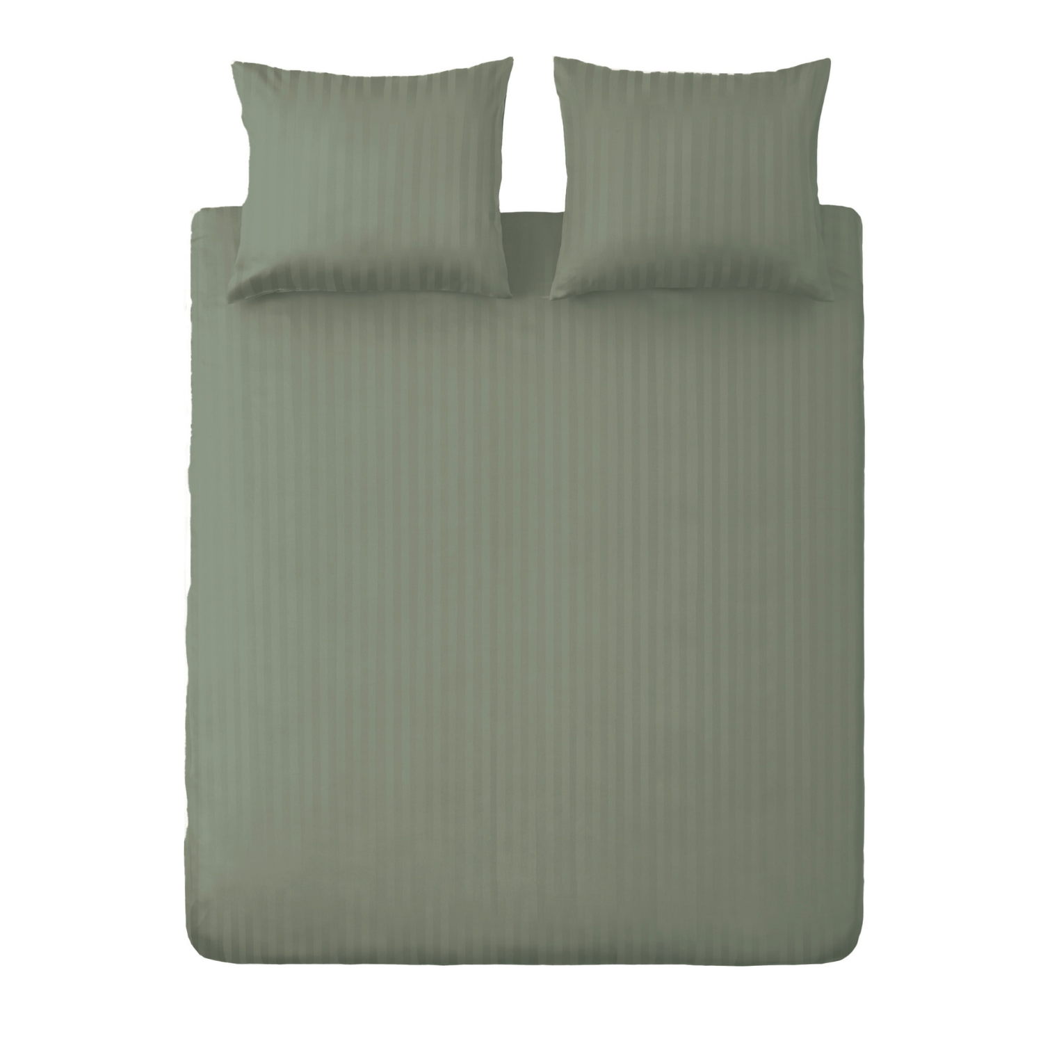 Ten Cate dekbedovertrek - 100% katoensatijn - groen - 140x200/220