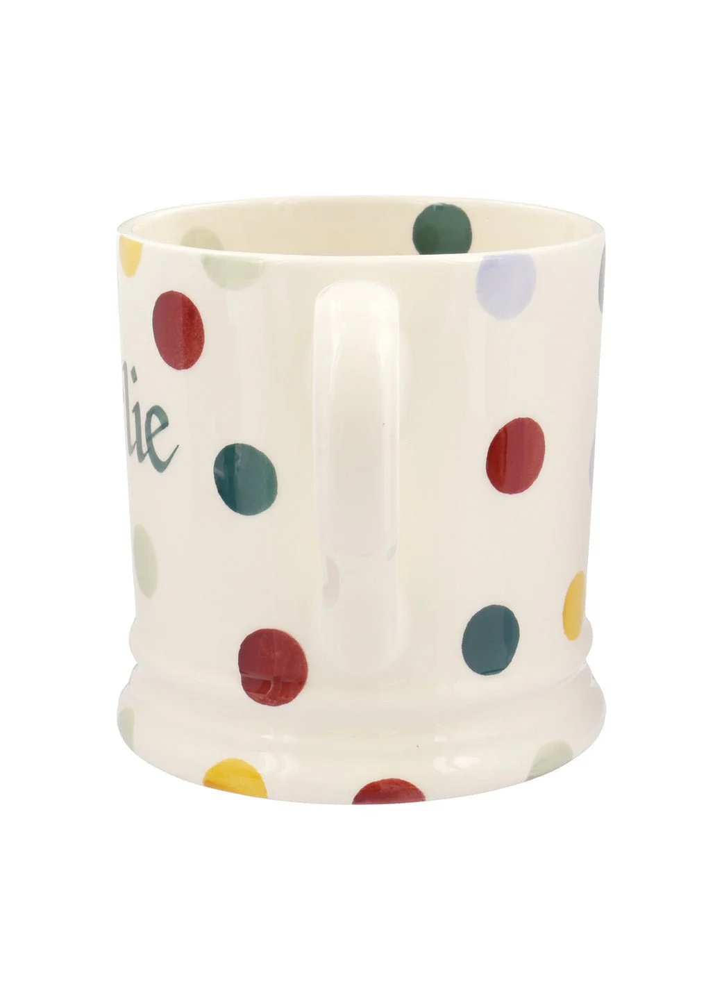 Personalised Polka Dot Large Mug
