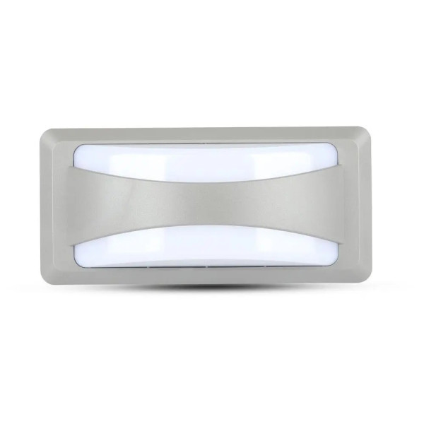 Kinkiet zewnętrzny VT-8058 4000K szary LED 1x12W 1160lm IP65 V-TAC