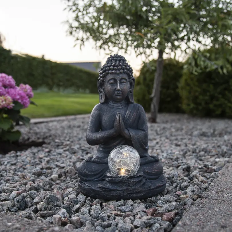 Solarleuchte Buddha