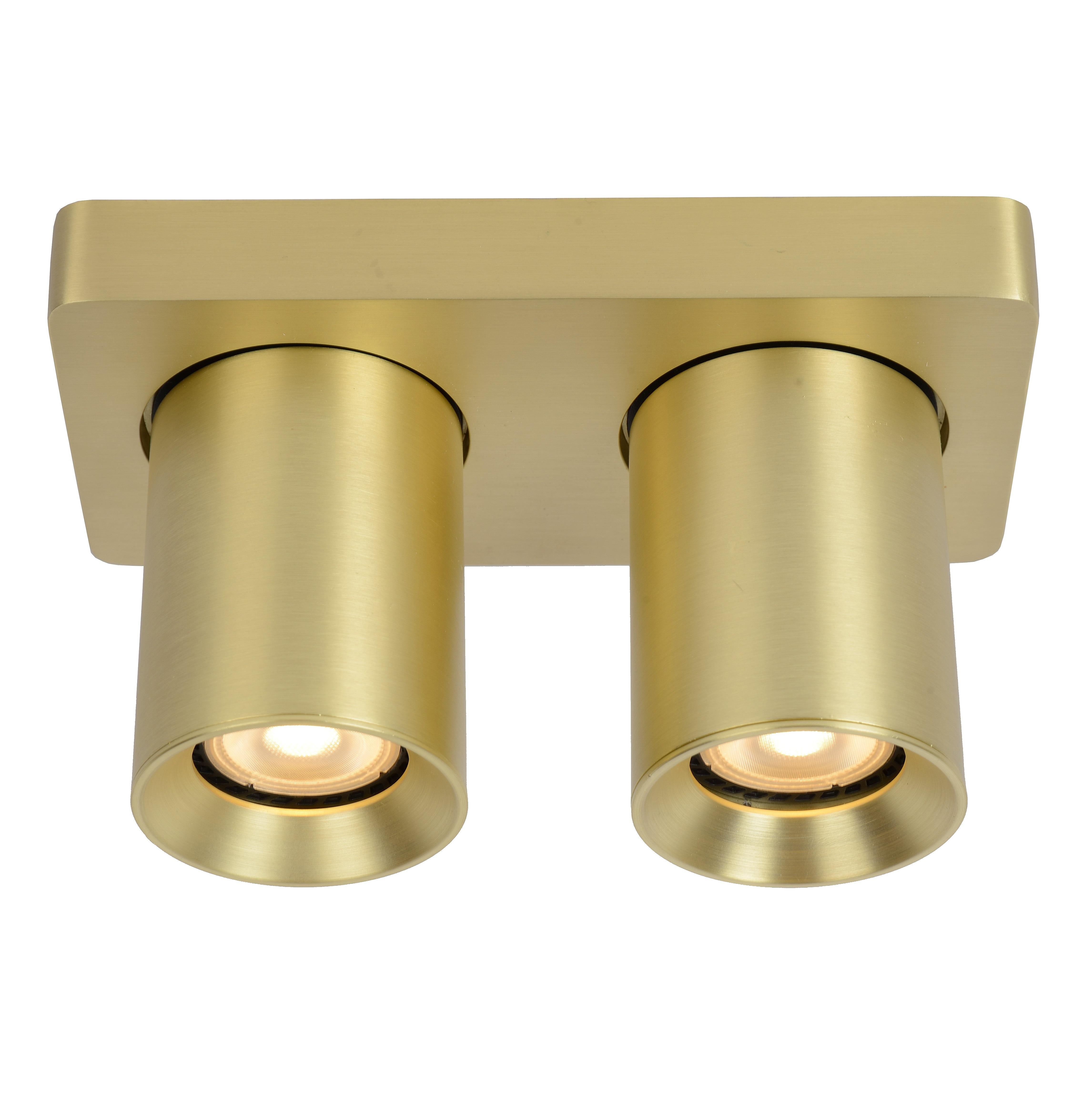 Nigel 2 spot LED messing