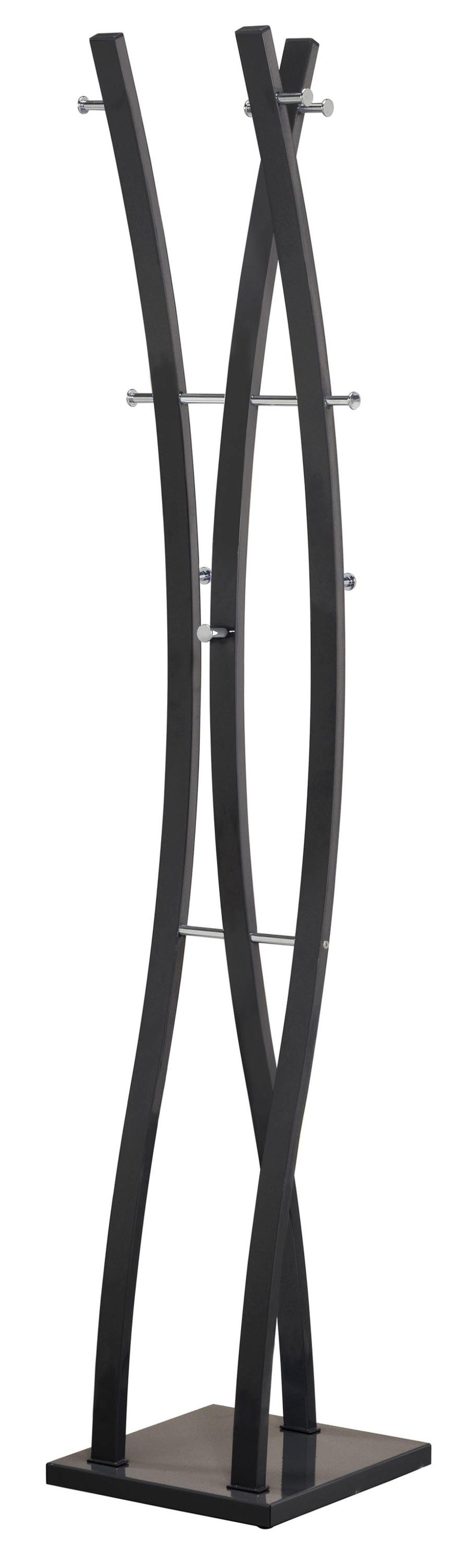 Halmar Wieszak Stojący Czarny Metalowy 179 cm