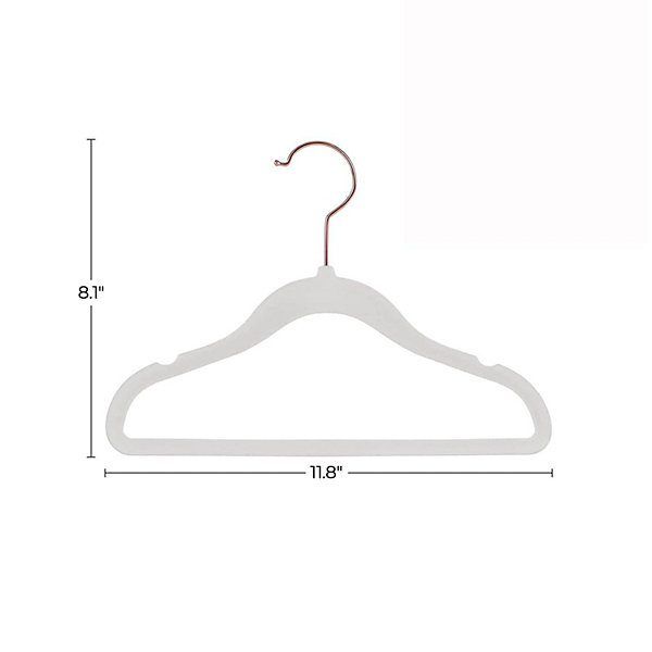 Lot de 50 cintres enfants en blanc Helloshop26