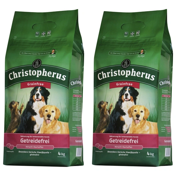 Hundetrockenfutter »Getreidefrei«, 1 Beutel à 4 kg