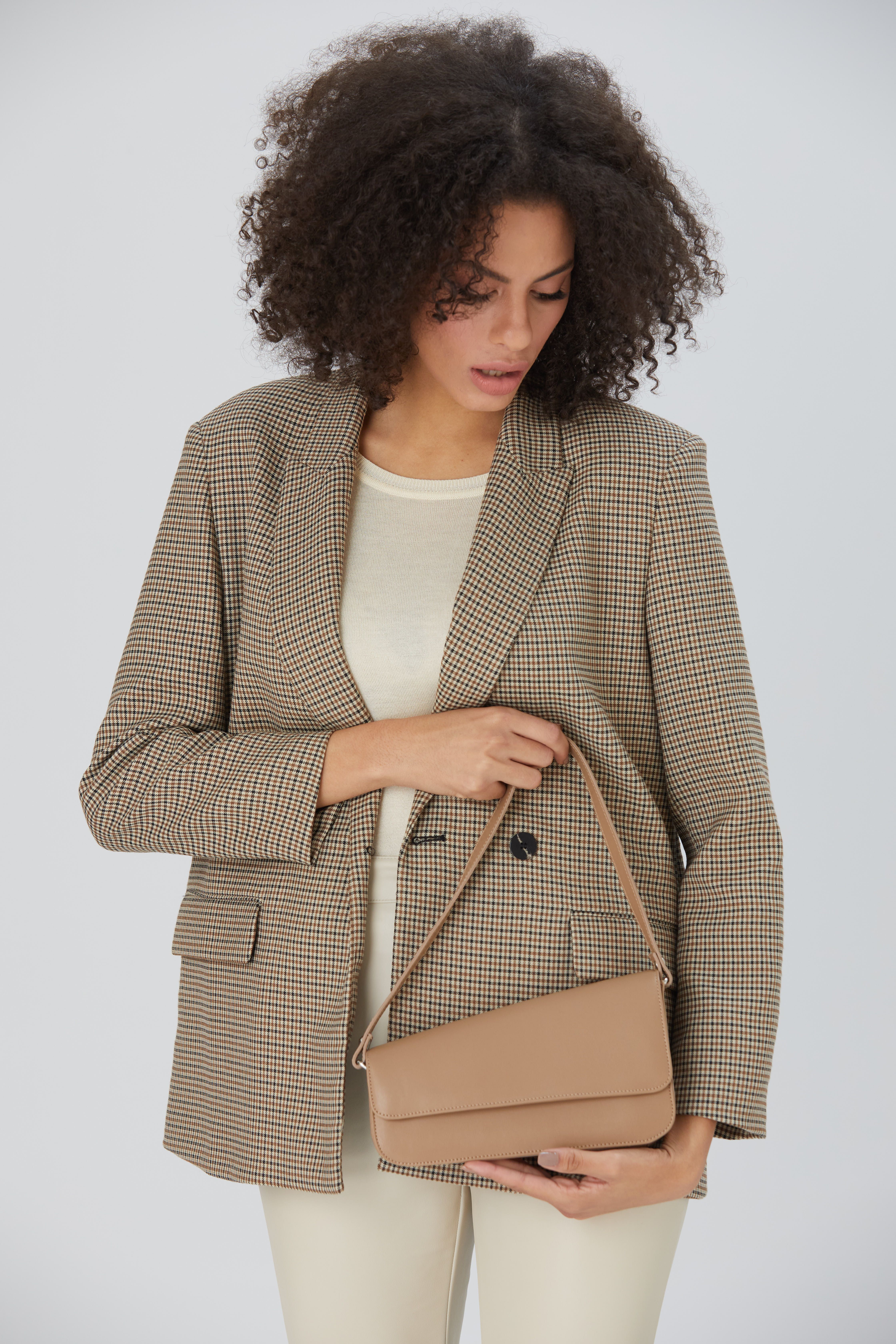 Belissh Asymmetric Pu Leather Shoulder Bag
