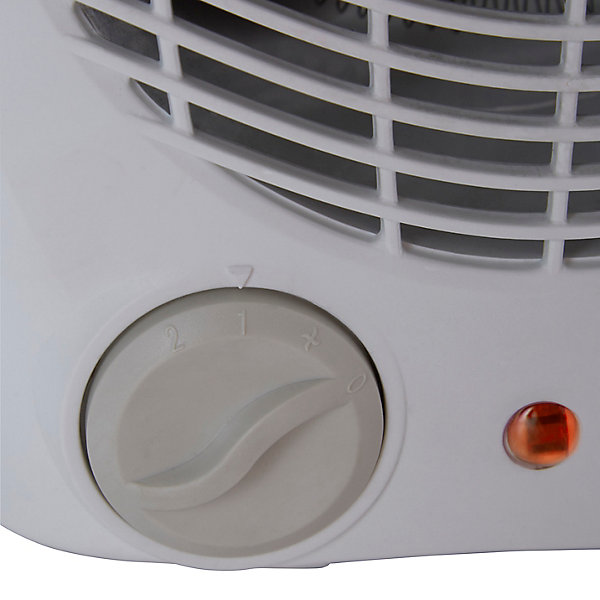 Chauffage d'appoint soufflant 2000W 3 puissances - blanc
