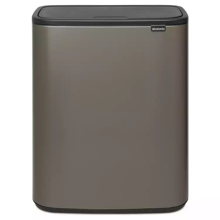 Brabantia Bo 60 Litre Touch Top Bin - Dark Grey