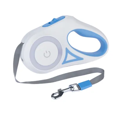 TIAKI Dragonfly Retractable Lead with Light - 3m