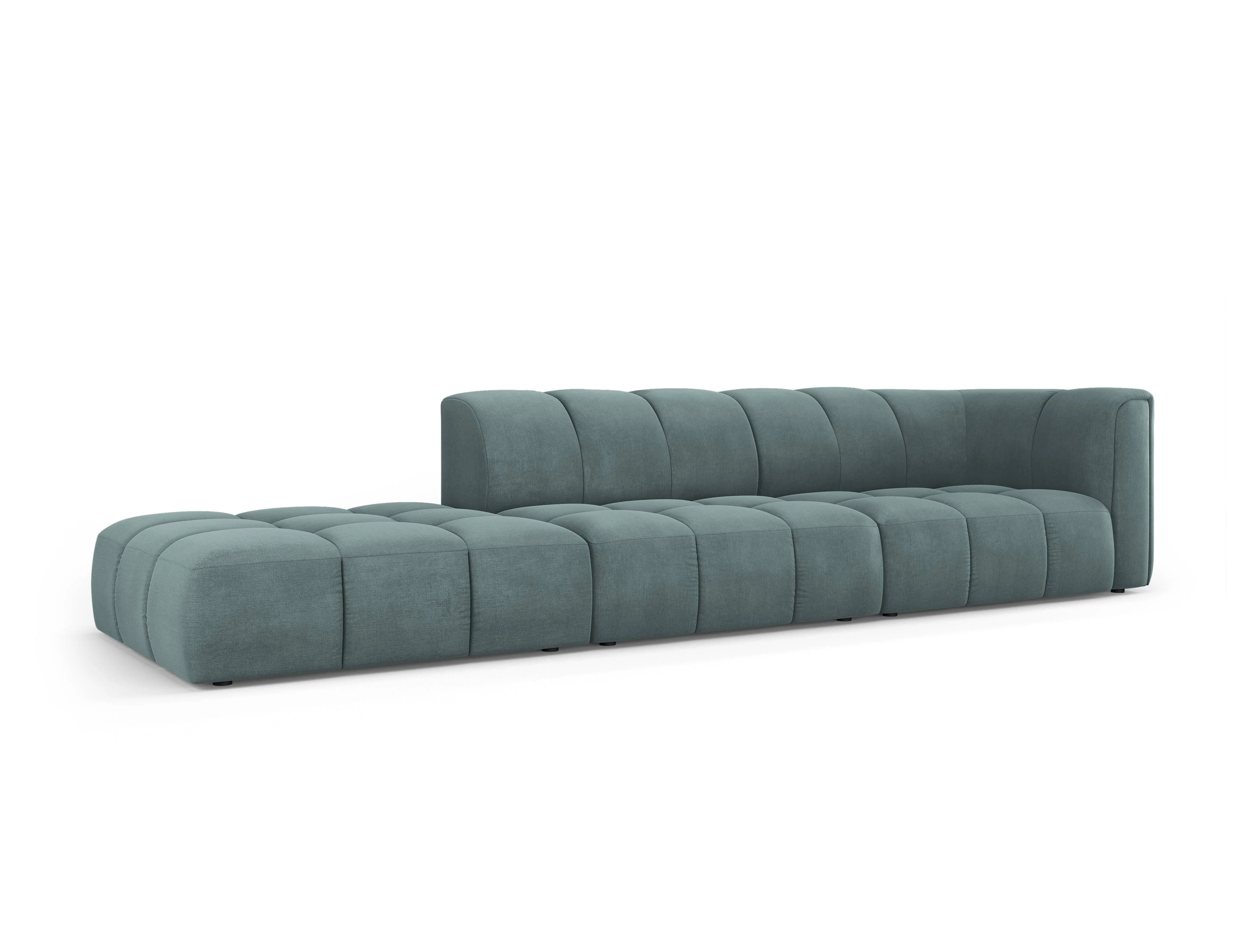 Hoekbank Francesca chenille links 4-zits