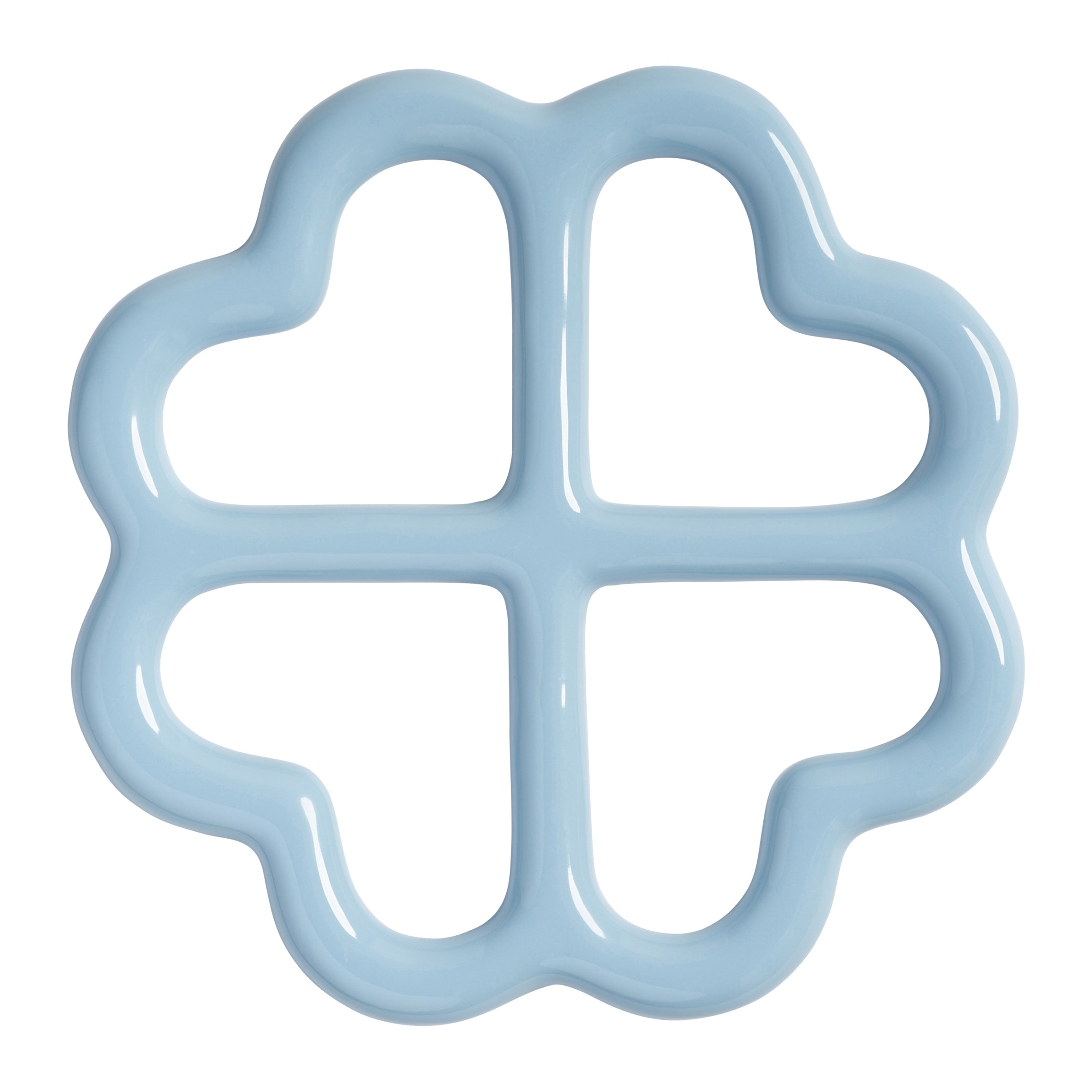 &k amsterdam Clover Pannenonderzetter - Blauw