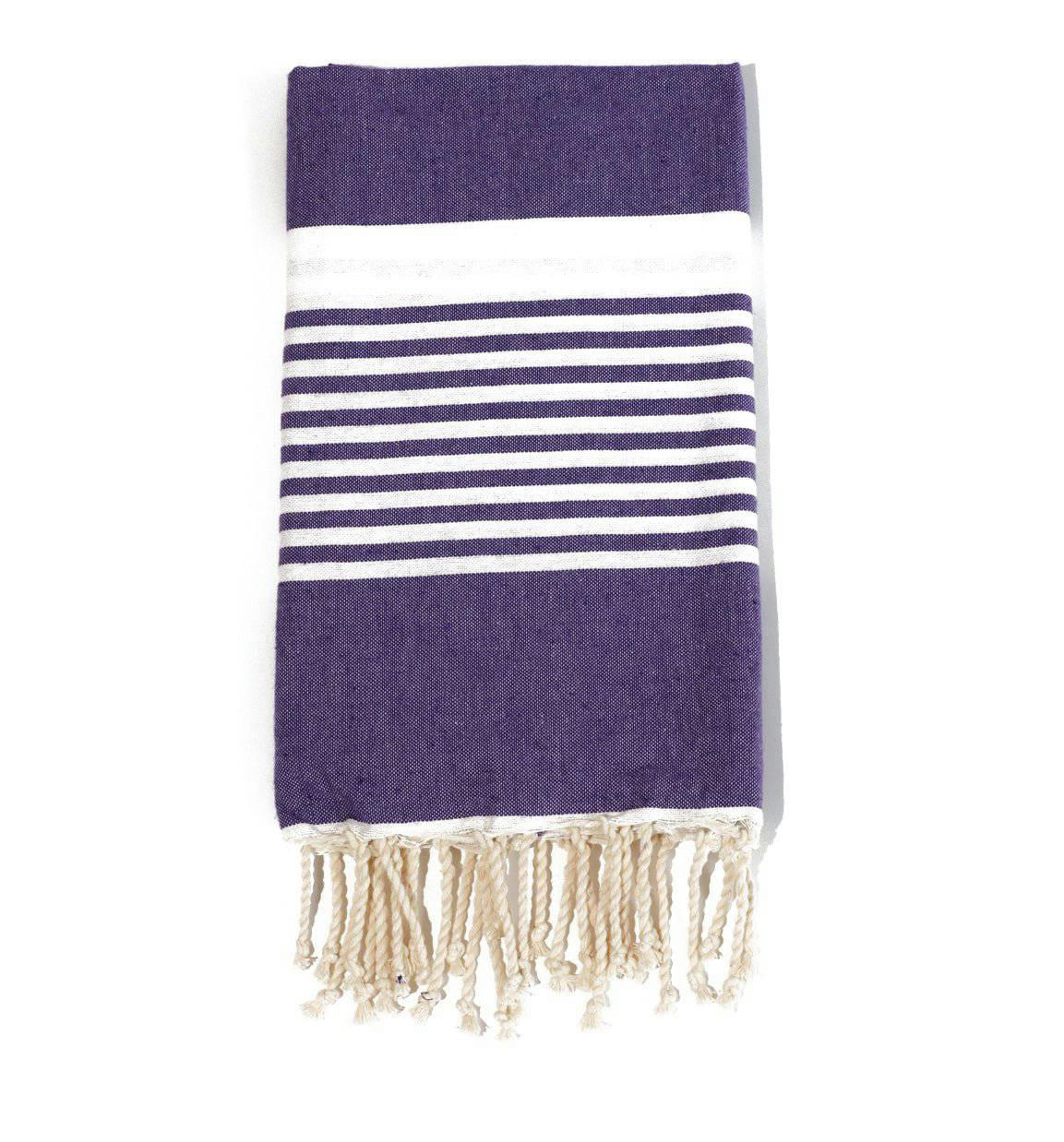 - Fouta en coton 100x200cm violet
