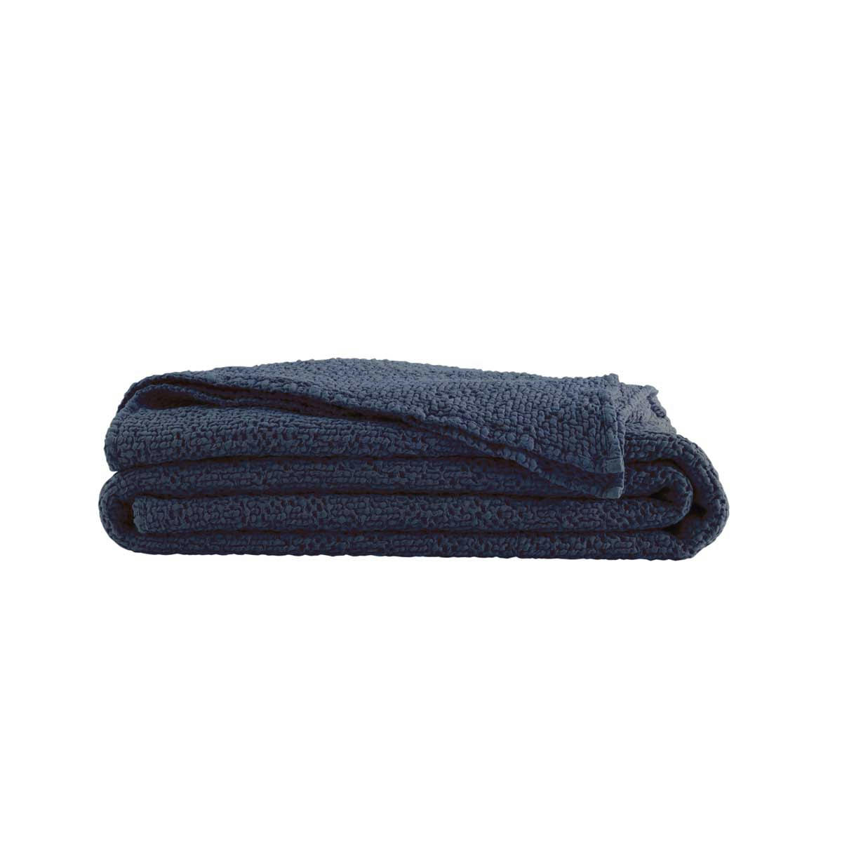 SONGE - Couvre lit en coton bleu 260x240