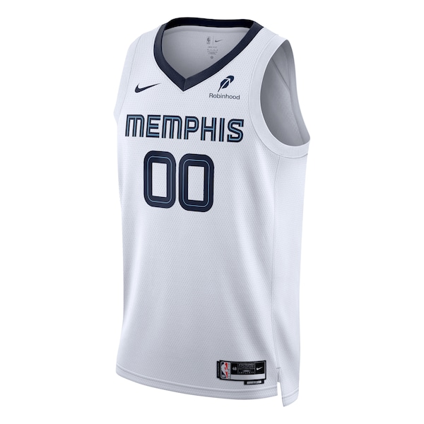 Memphis Grizzlies Nike Unisex Custom Swingman Badge Jersey - Association Edition - White