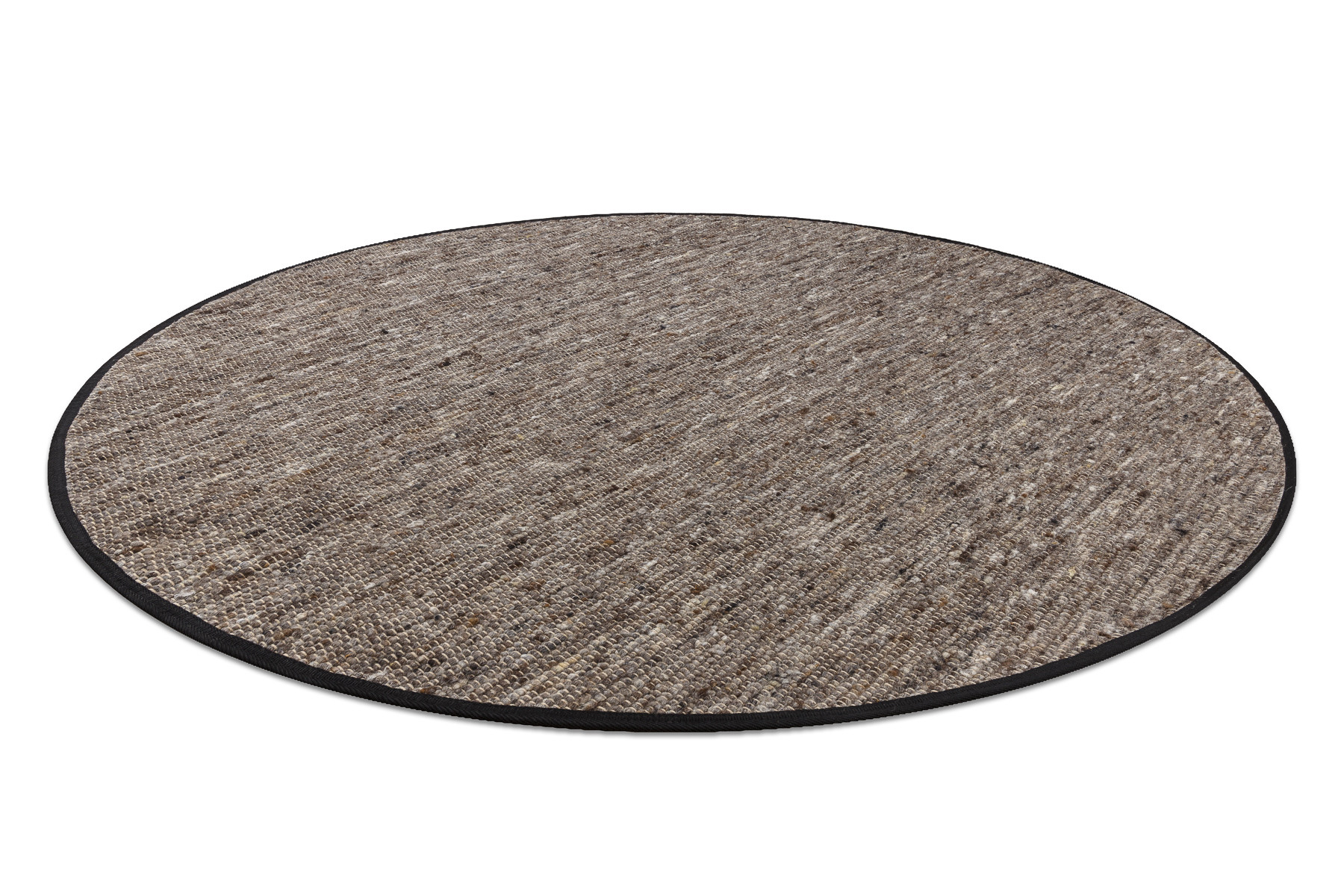 Dywan NEPAL 2100 stone, szary - wełniany, dwustronny, koło 100 cm