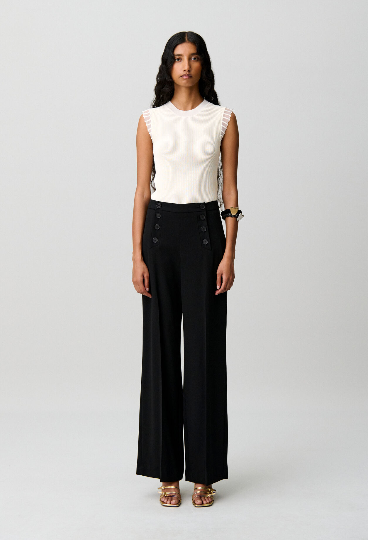 Pantalon à pont